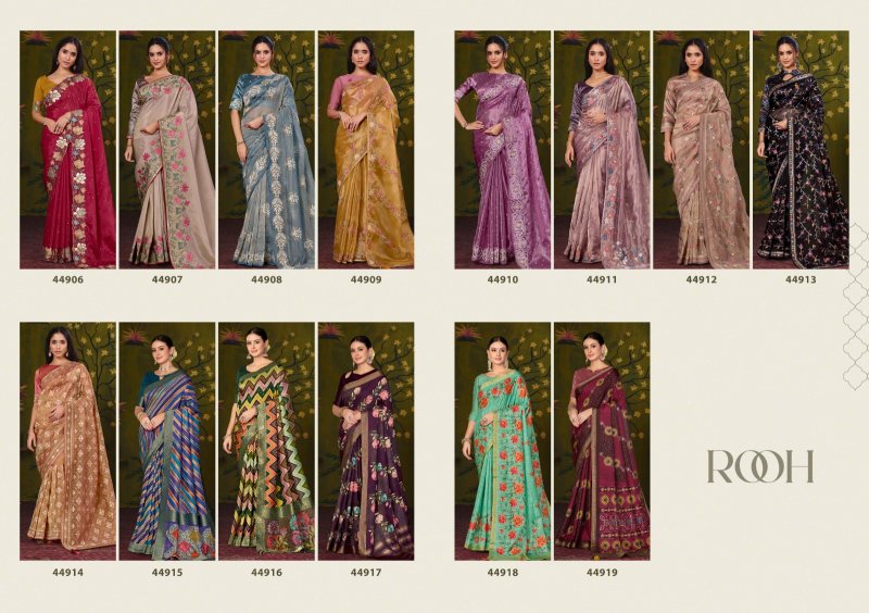 Norita 44900 Rooh By Mahotsav Silk Sequence Work Designer Saree